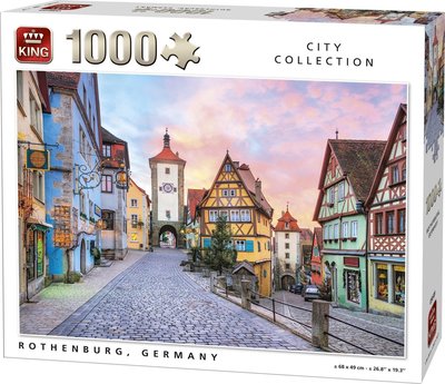 05649 KING Puzzel Rothenburg Germany 1000 stukjes