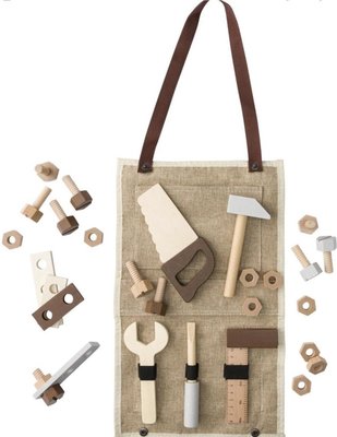 99675 Playing Kids Houten gereedschap speelset 30-delig