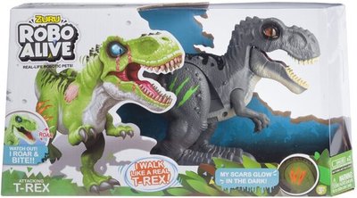 34758 ZURU Dinosaurus Dino Robo Alive T-REX Grijs