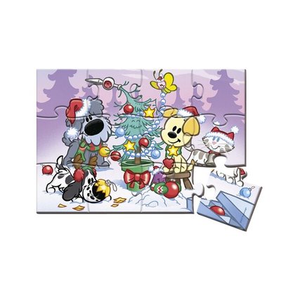 71270 Woezel en Pip Kerstpuzzel 2x12 stukjes