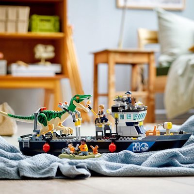 76942 LEGO Jurassic World Bootontsnapping Van Dinosaurus Baryonyx