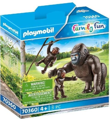 70360 PLAYMOBIL Family Fun Gorilla met babies