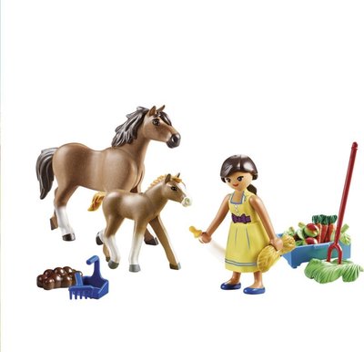 70122 PLAYMOBIL Spirit Pru met paard en veulen