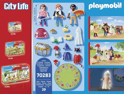 70283 PLAYMOBIL City Life Kinderen met verkleedkoffer