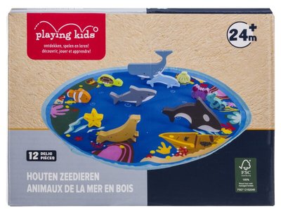 99903 Playing Kids Houten Zeedieren