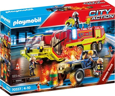 70557 PLAYMOBIL City Action Brandweer Met Brandweerwagen