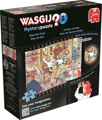  81448 Jumbo Puzzel Wasgij Mystery2 Stop de klok! 950 stukjes