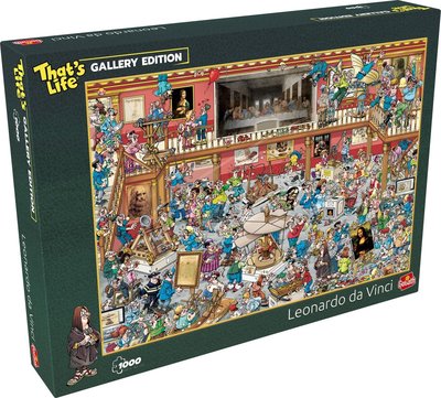 919894 Goliath Puzzel That's Life Leonardo da Vinci 1000 stukjes