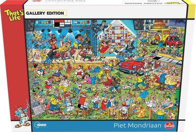 919892 Goliath Puzzel That's Life Piet Mondriaan 1000 stukjes