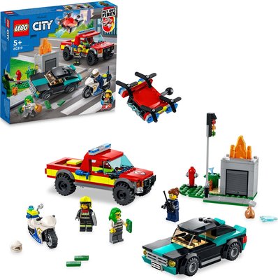 60319 LEGO City Brandweer & Politie Achtervolging
