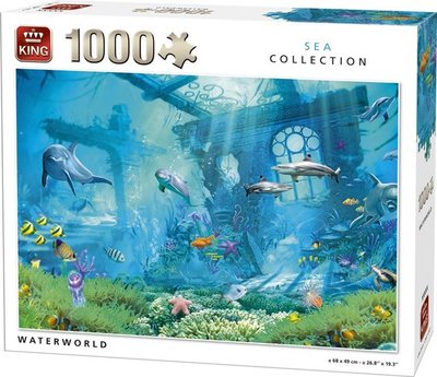 56014 King Puzzel Amsterdam Waterworld 1000 Stukjes