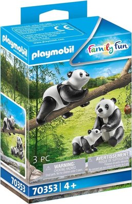 70353 PLAYMOBIL Family Fun 2 Panda's Met Baby