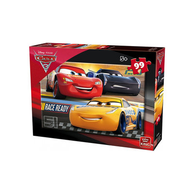 4010A King Puzzel Disney Cars 99 stukjes