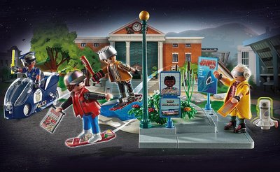 70634 PLAYMOBIL Back To The Future Deel II Hoverboard Achtervolging