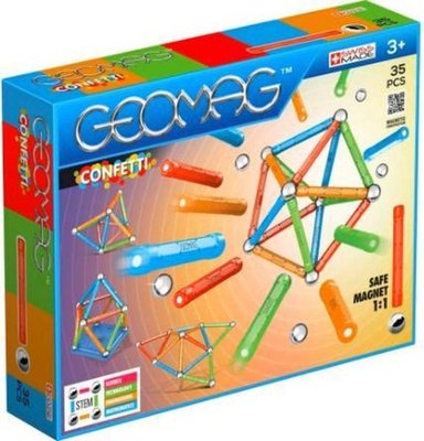 08019 Geomag Confetti 35-delig