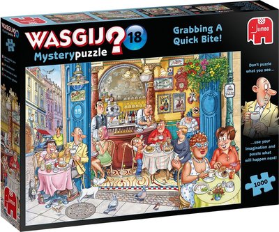 19179 Jumbo Puzzel Wasgij Mystery 18 Een Snelle Hap! 1000 Stukjes