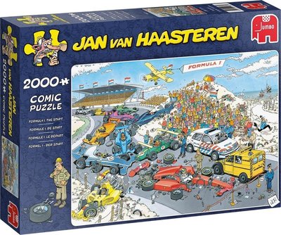 19097 Jumbo Puzzel Jan Van Haasteren Formule 1 De Start 2000 Stukjes