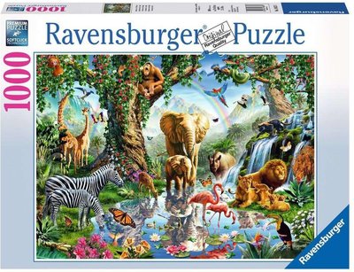 198375 Ravensburger Puzzel Avonturen In De Jungle 1000 Stukjes