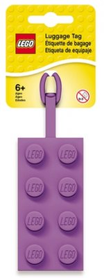 52035 LEGO Bagage Label Steen 2x4 Lavendel