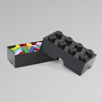 02335 Lego Classic Lunchbox - Brick 8 - Zwart