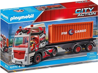 70771 PLAYMOBIL City Action Cargo Truck met aanhanger