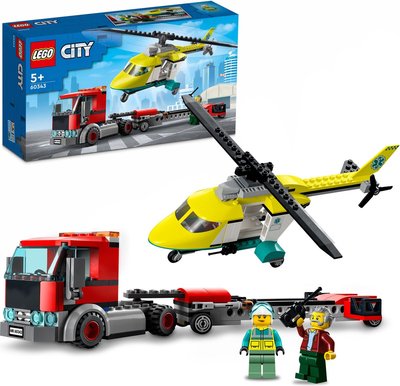 60343 LEGO City Reddingshelikopter Transport