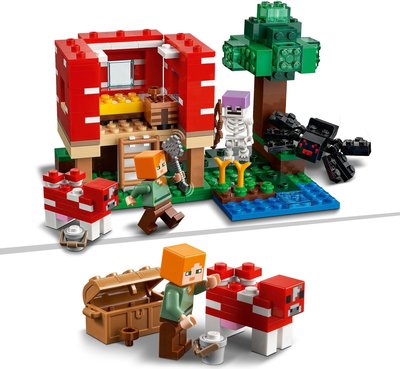 21179 LEGO Minecraft Het Paddenstoelenhuis