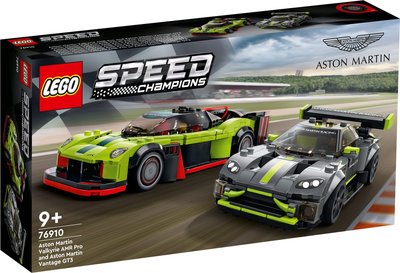 76910 LEGO Speed Champions Aston Martin Valkyrie AMR Pro En Aston Martin Vantage GT3