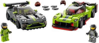 76910 LEGO Speed Champions Aston Martin Valkyrie AMR Pro En Aston Martin Vantage GT3