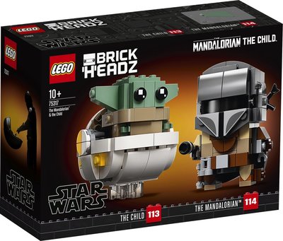 75317 LEGO BrickHeadz Star Wars De Mandalorian & Baby Yoda