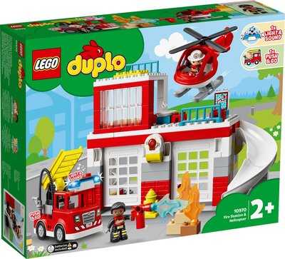 10970 LEGO DUPLO Brandweerkazerne & Helikopter
