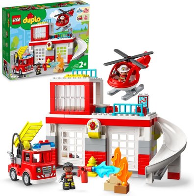 10970 LEGO DUPLO Brandweerkazerne & Helikopter