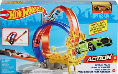 68180 Mattel Hot Wheels Action Energy Track + 1 DCC