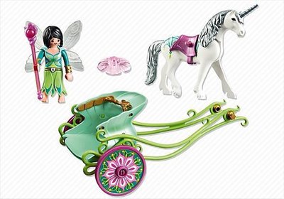 5446 PLAYMOBIL Eenhoornkoets met Vlinderfee