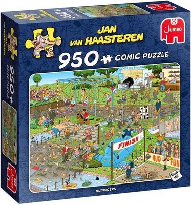 81851 Jumbo Puzzel Jan Van Haasteren Mudracers 950 stukjes