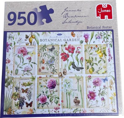 81878 Jumbo Puzzel Botanical Poster 950 Stukjes