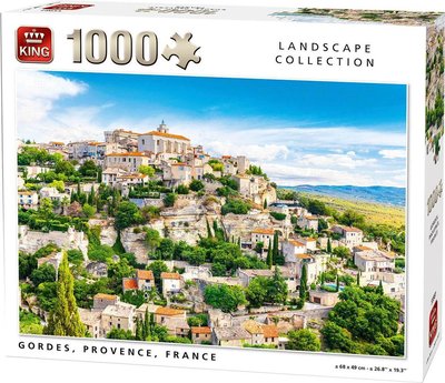 55981 KING Puzzel Gordes Provence 1000 Stukjes