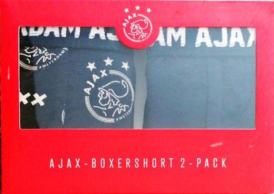 35845 AJAX Boxershort 2-Pack donkerblauw maat 116-122