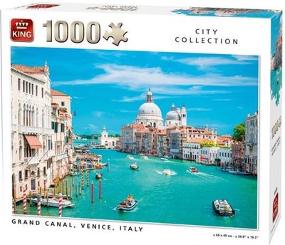 55978 KING Puzzel Grand Canal Venice Italy 1000 Stukjes