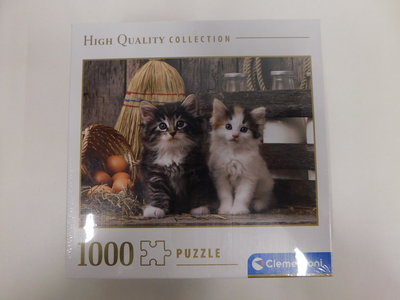 80060 Clementoni Puzzel Lovely Kittens 1000 stukjes