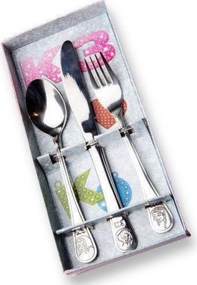 57156 Studio 100 K3 Kinderbestekset RVS
