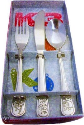 57156 Studio 100 K3 Kinderbestekset RVS