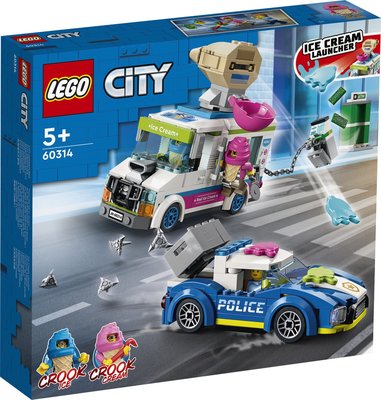 60314 LEGO City IJswagen Politieachtervolging