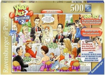 148356 Ravensburger puzzel Wat Als? 2 De Bruiloft 500 Stukjes