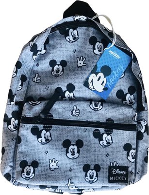 82964 Disney - Mickey Mouse Rugtas Grijs