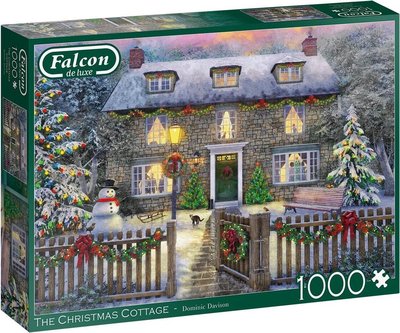 11313 Jumbo Falcon puzzel The Christmas Cottage 1000 stukjes