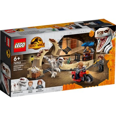 76945 LEGO Jurassic World Atrociraptor Dinosaurus Achtervolging