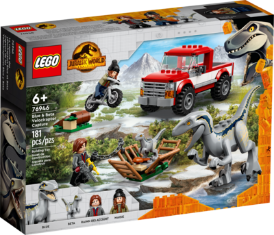 76946 LEGO Jurassic World Blue & Beta Velociraptorvangst