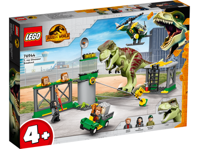 76944 LEGO 4+ Jurassic World T.Rex Dinosaurus Ontsnapping