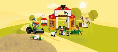 10775 LEGO 4+ Disney Mickey Mouse & Donald Duck Boerderij